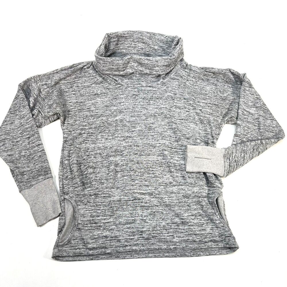 Athleta Gray Batwing & Robin - Cowl Sweatshirt - Style #918996 - Size Large